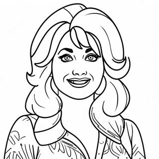 Dolly Parton Páginas Para Colorear