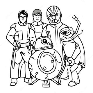 Pagina Para Colorear De Star Wars Rebels 20511-19031