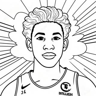 Lamelo Ball Páginas Para Colorear