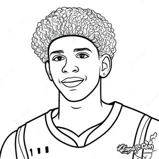 Pagina Para Colorear De Lamelo Ball 20591-19095