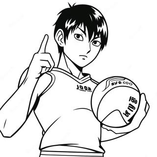 Pagina Para Colorear De Kageyama Tobio Sirviendo La Pelota 20662-19156