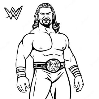 Pagina Para Colorear De Wwe 20711-19191