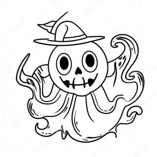 Pagina Para Colorear Del Logo Espeluznante De Spirit Halloween 20722-19203