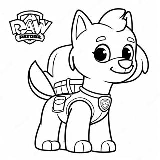 Pagina Para Colorear De Rocky De Paw Patrol 20782-19238