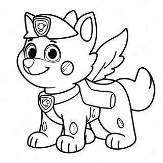 Pagina Para Colorear De Rocky De Paw Patrol 20782-19240