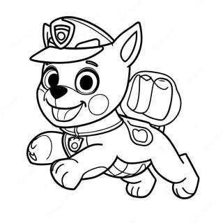 Pagina Para Colorear De Rocky De Paw Patrol En Accion 20783-19243