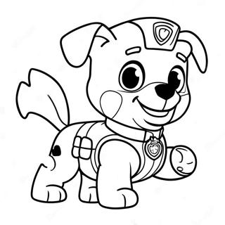 Pagina Para Colorear De Rocky De Paw Patrol En Accion 20783-19244