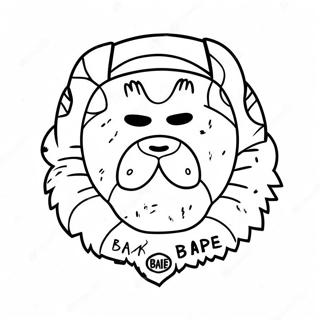 Pagina Para Colorear Del Logo De Bape 20812-19262