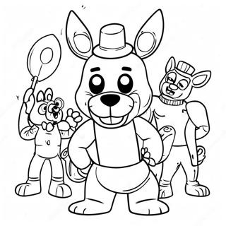 Pagina Para Colorear De Fnaf Security Breach 2081-1706