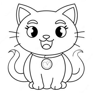 Pagina Para Colorear De Super Gatito 20852-19296