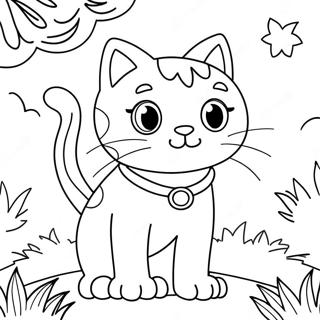 Pagina Para Colorear De Super Gatito Aventurero 20853-19300