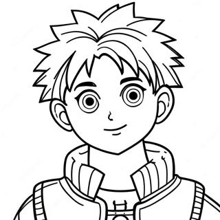 Pagina Para Colorear Hunter X Hunter 20892-19326