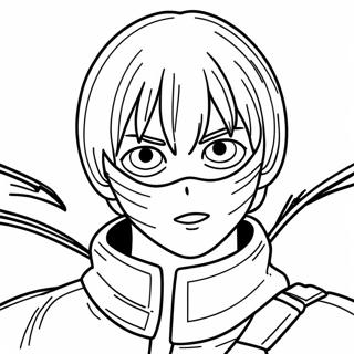 Pagina Para Colorear De Kaneki Ken En Batalla 20973-19395