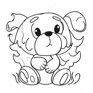 Pagina Para Colorear De Huggy Wuggy 21072-19472