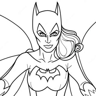 Pagina Para Colorear De Batgirl 21082-19474