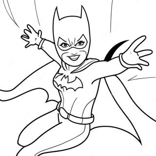 Pagina Para Colorear De Batgirl En Accion 21083-19479