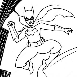 Pagina Para Colorear De Batgirl En Accion 21083-19480