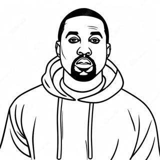 Pagina Para Colorear De Kanye West 21292-19642