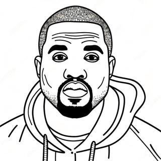 Pagina Para Colorear De Kanye West 21292-19644