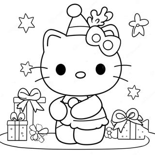 Pagina Para Colorear De Hello Kitty En Navidad 21522-19828