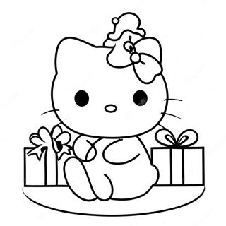 Pagina Para Colorear De Hello Kitty En Navidad 21522-19970