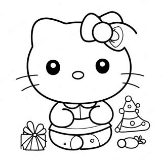 Pagina Para Colorear De Hello Kitty En Navidad 21522-19971