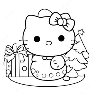 Pagina Para Colorear De Hello Kitty En Navidad 21522-19972