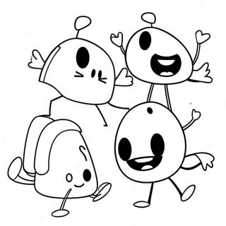 Pagina Para Colorear De Personajes De Bfdi En Accion 2152-1765