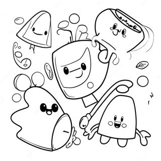 Pagina Para Colorear De Personajes De Bfdi En Accion 2152-1768