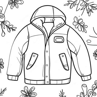 Pagina Para Colorear De Chaqueta De Invierno 21573-19870