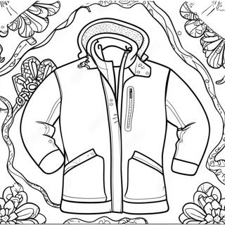 Pagina Para Colorear De Chaqueta De Invierno 21573-19871