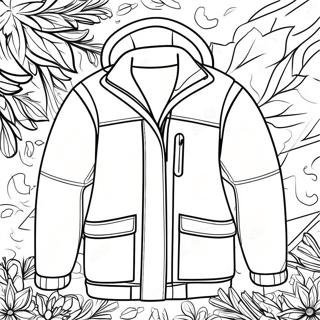 Pagina Para Colorear De Chaqueta De Invierno 21573-20013