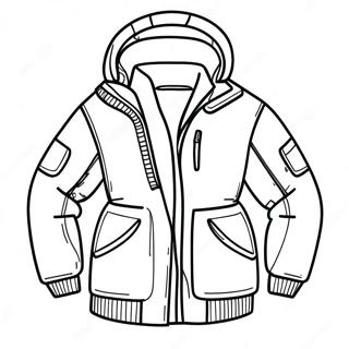 Pagina Para Colorear De Chaqueta De Invierno 21573 20016