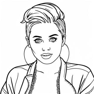 Pagina Para Colorear De Miley Cyrus 21612-19899