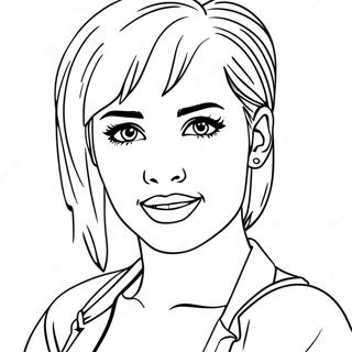 Pagina Para Colorear De Miley Cyrus 21612-20041