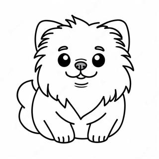 Pagina Para Colorear De Cachorro Pomerania 21662-20084