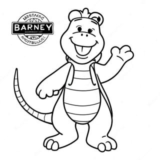 Pagina Para Colorear De Barney 2171-1780