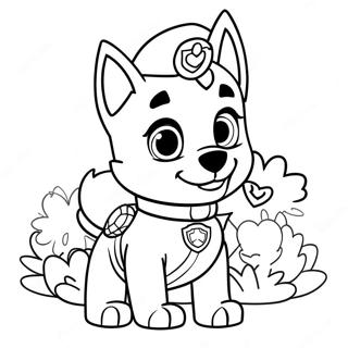 Pagina Para Colorear De Pascua De Paw Patrol 21872-20250