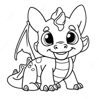 Pagina Para Colorear De Un Dragon Bebe 21973-20324