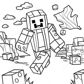 Pagina Para Colorear De Minecraft 21-19