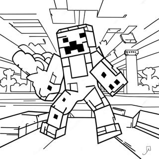 Pagina Para Colorear De Minecraft 21-20