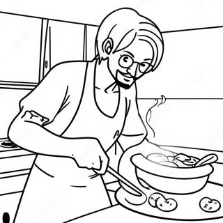 Pagina Para Colorear De Sanji Cocinando Comidas Deliciosas 22154-20472