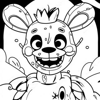 Pagina Para Colorear De Springtrap Fnaf Espeluznante 22164-20479