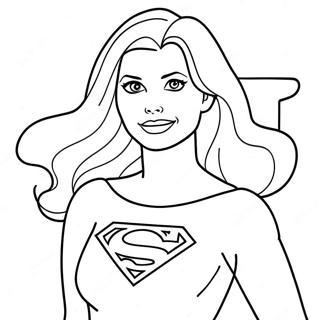 Pagina Para Colorear De Supergirl 22173-20482