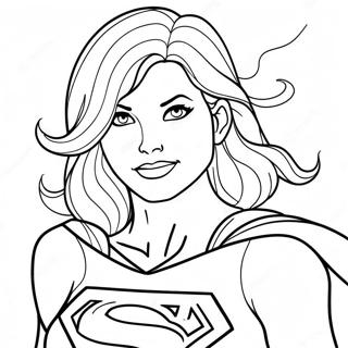 Pagina Para Colorear De Supergirl 22173-20484