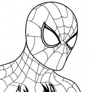 Pagina Para Colorear De La Cara De Spiderman 22263-20556