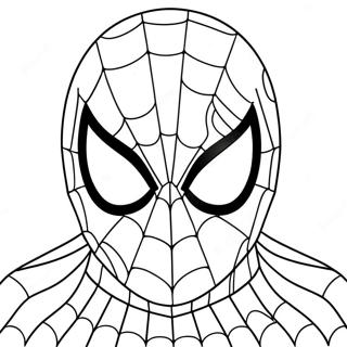 Pagina Para Colorear De La Mascara De Spiderman 22264-20559