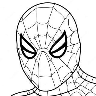 Pagina Para Colorear De La Mascara De Spiderman 22264-20560