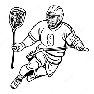 Lacrosse Páginas Para Colorear