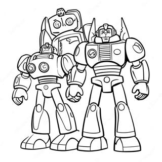 Pagina Para Colorear De Rescue Bots 22493-20740